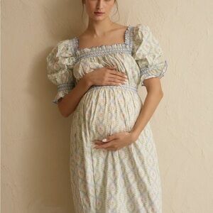 Nothing Fits But Floral Jia Maternity Dress